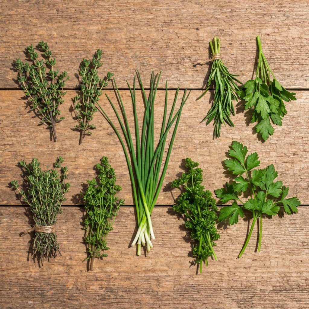 Getrocknete Kräuter